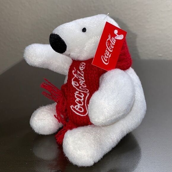 4” Coca-Cola Polar Bear Plush - Picture 2 of 5